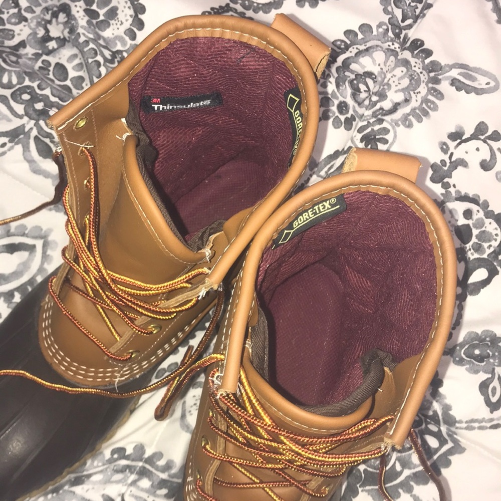 L.L. Bean Boots 8” w/ Gore-Tex & Thinsulate Size 7 - Picture 4 of 4